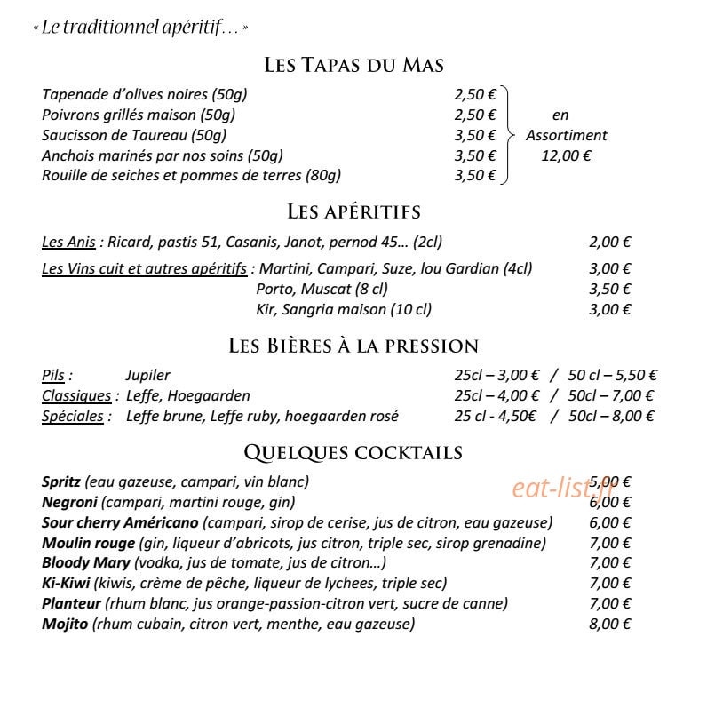 L'abrivado — carte page 1