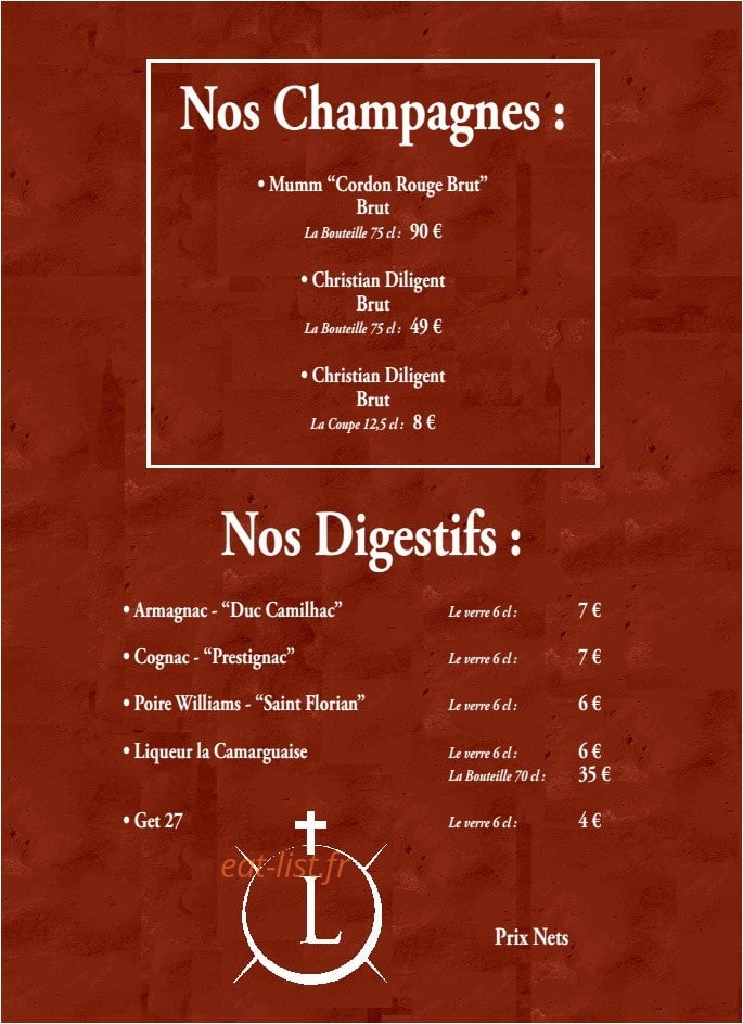 La Manade — carte page 14