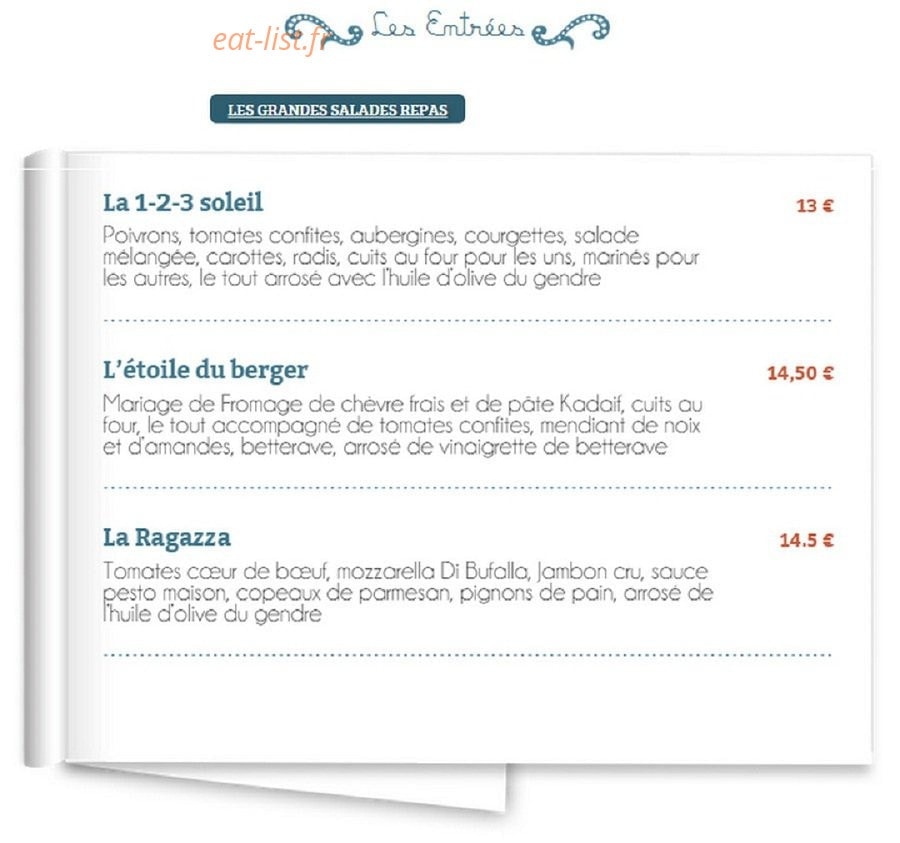 La Playa — carte page 2