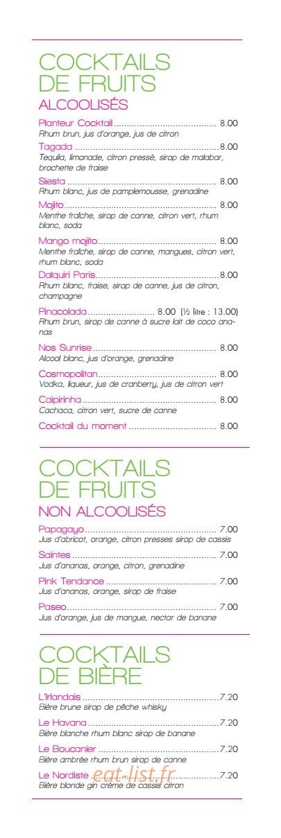 La siesta — carte page 4