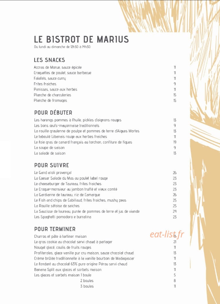 La Table de Marius — carte page 3