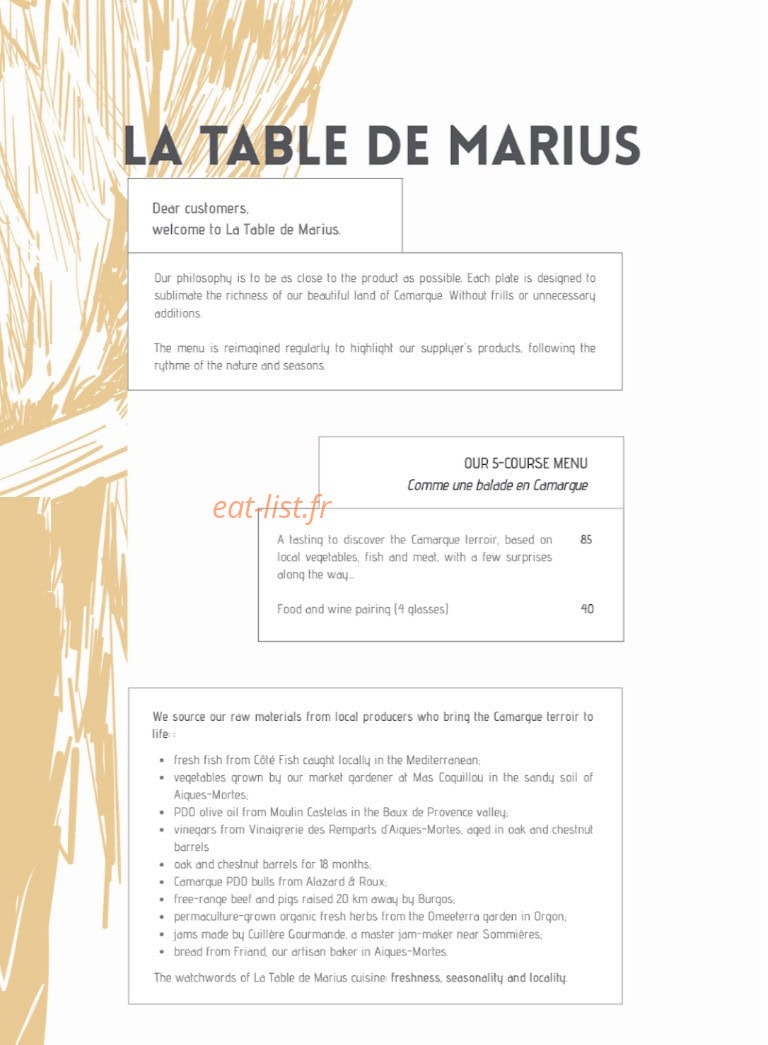 La Table de Marius — carte page 6