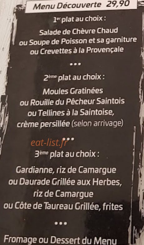 Le Chalut — carte page 3
