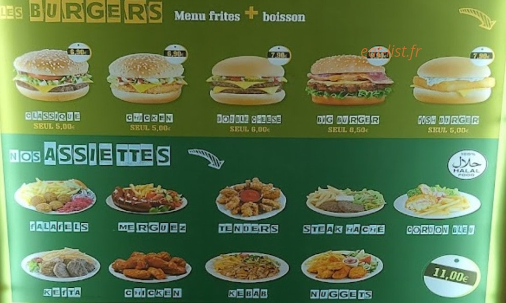 Mak Kebab — carte page 1