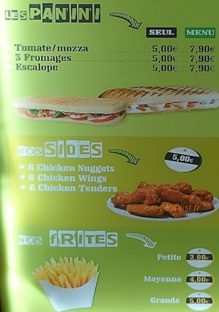 Mak Kebab — carte page 3