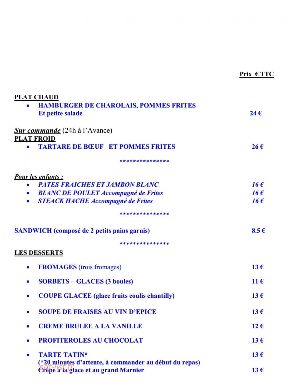 Mangio Fango — carte page 2
