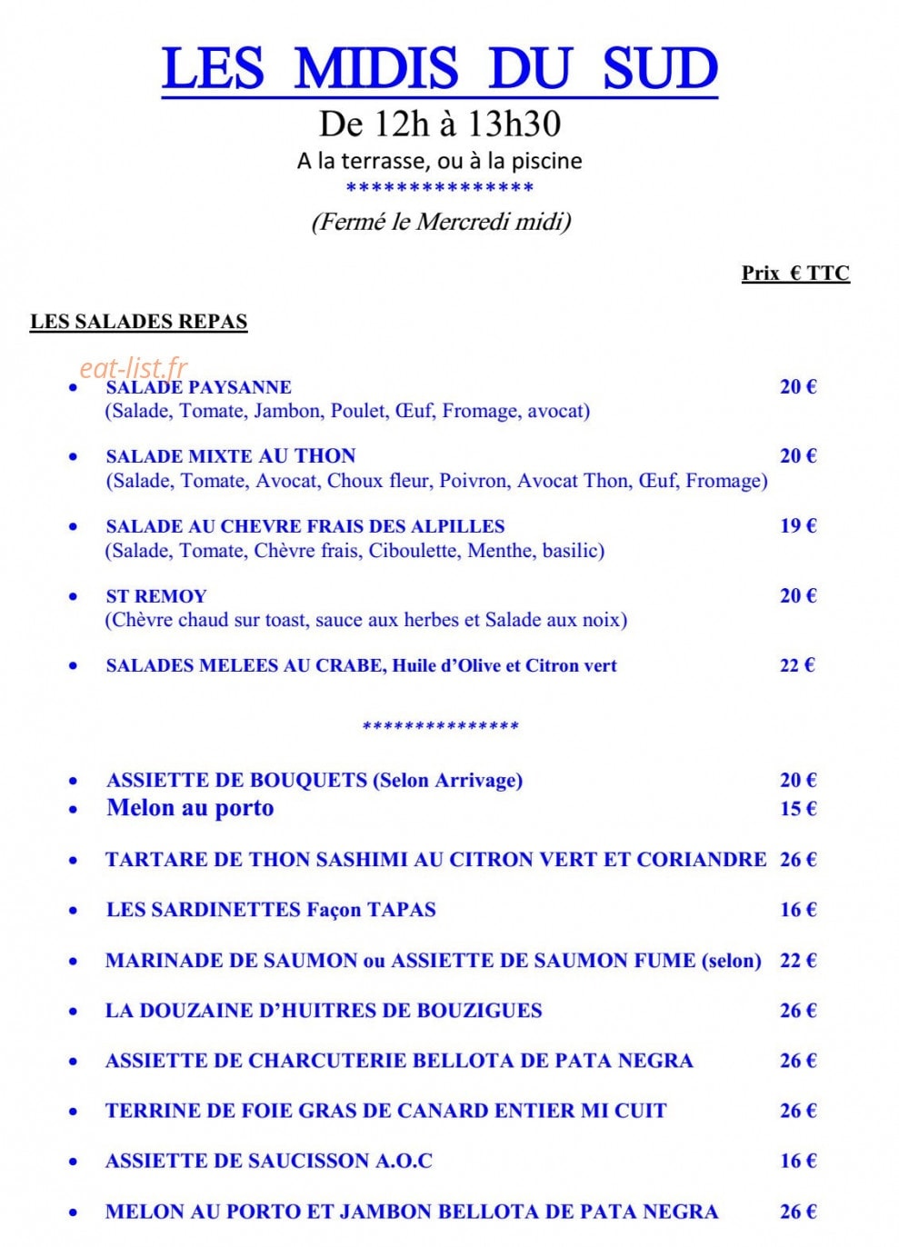Mangio Fango — carte page 1