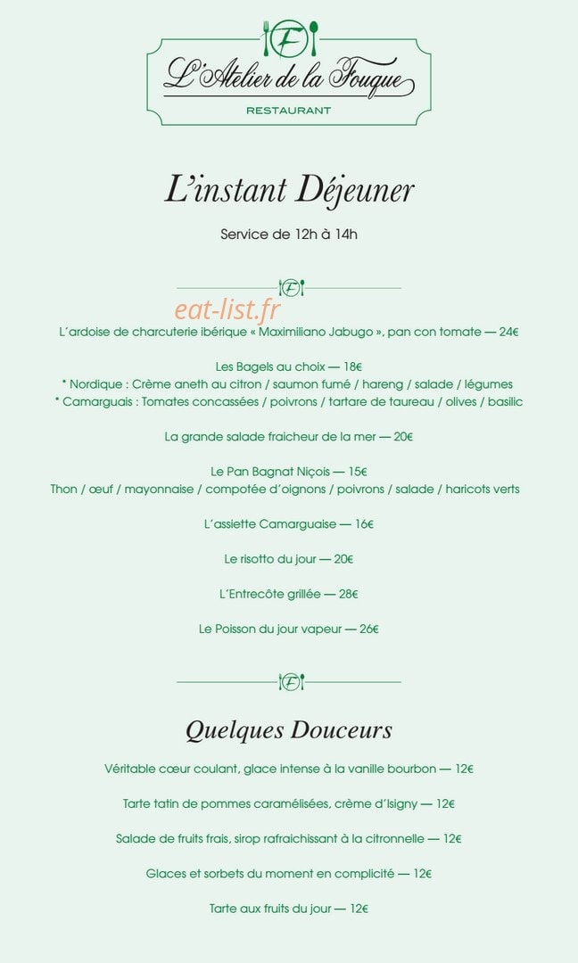 Mas de la Fouque — carte page 1