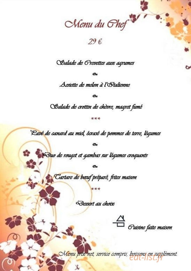 La Crémaillère — carte page 5