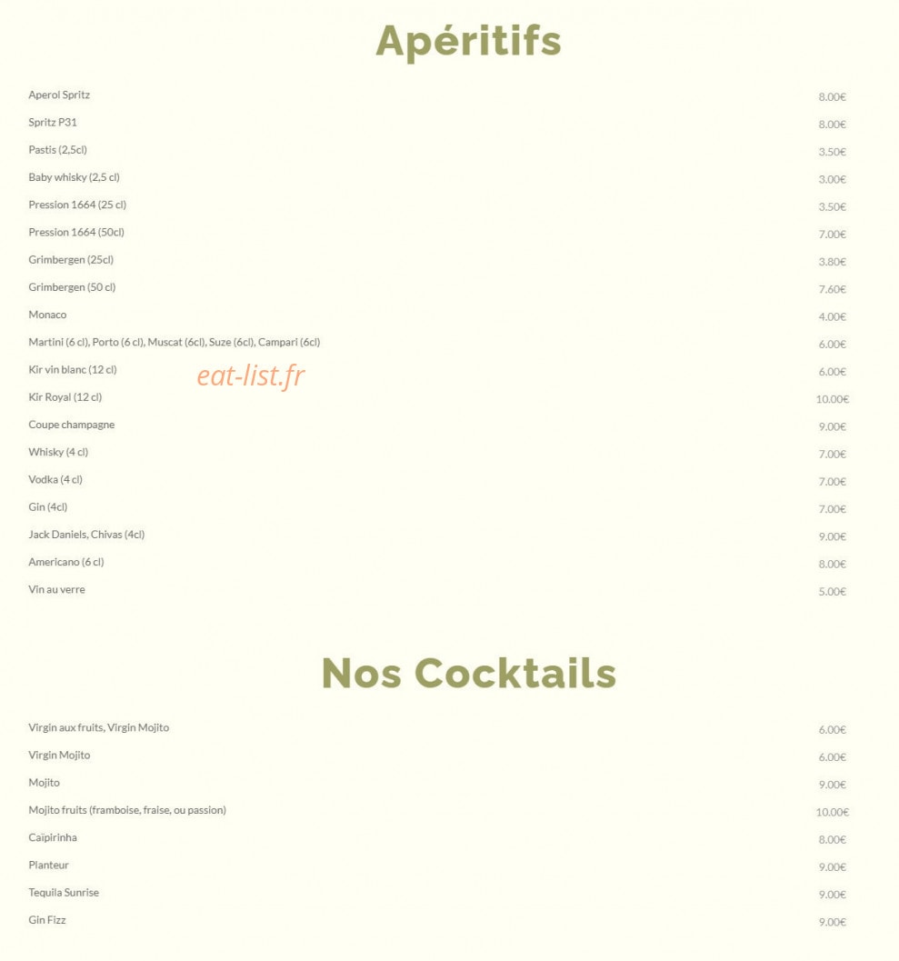 Chez Les Longu — carte page 4