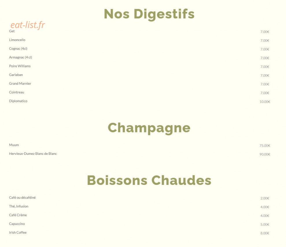 Chez Les Longu — carte page 5