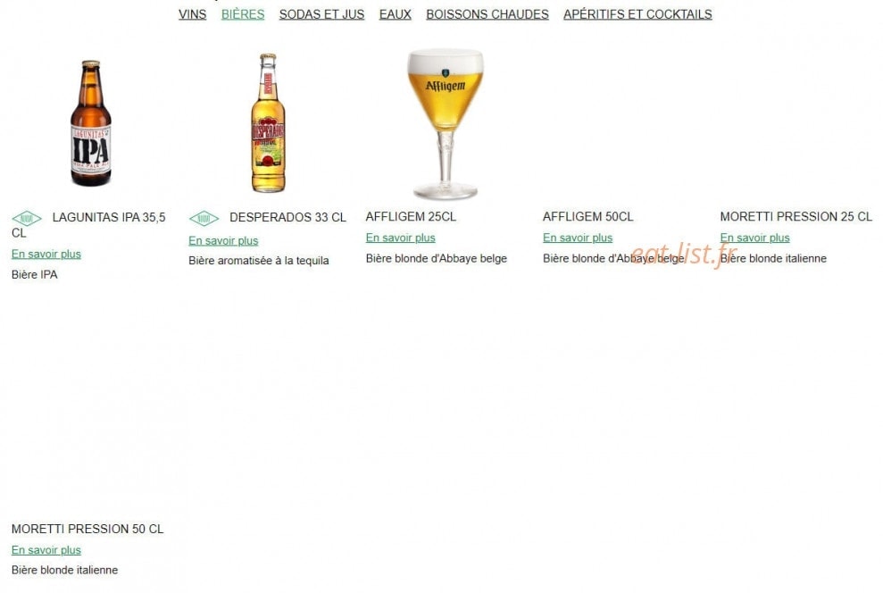 Del Arte — carte page 11