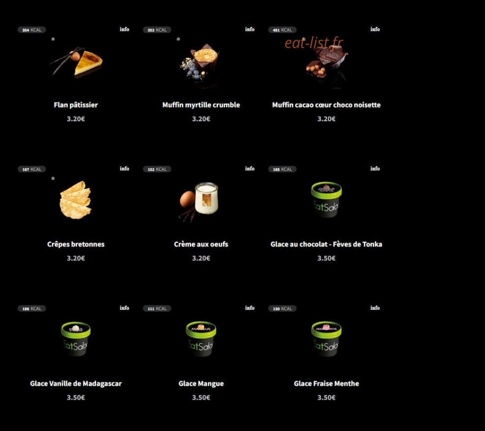 Eat Salad — carte page 11