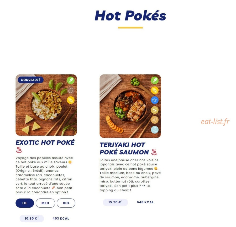 Pokawa — carte page 11