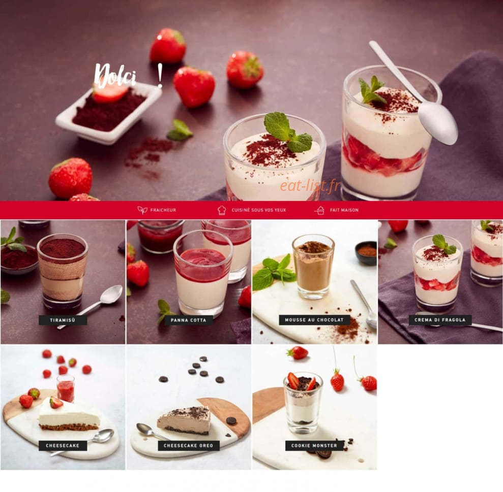 Vapiano — carte page 8