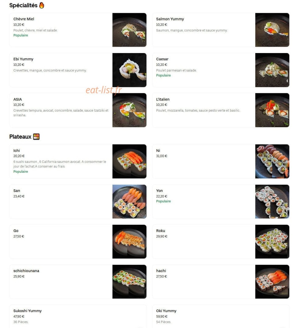 Yummy drive — carte page 6