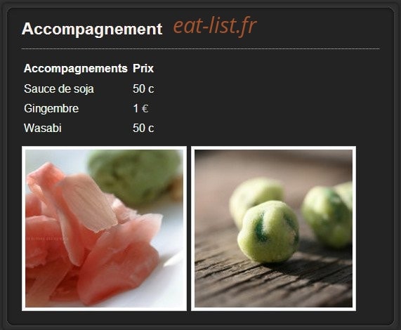 Maison sushi — carte page 5