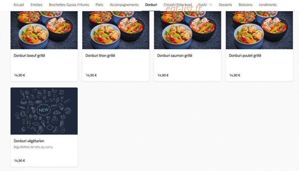 Bistrosia — carte page 5