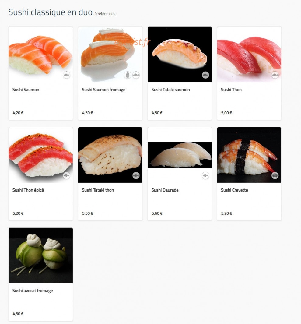 Bistrosia — carte page 7