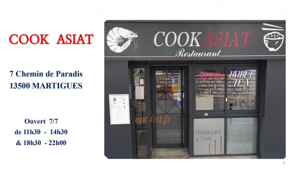 Cook Asiat — carte page 1