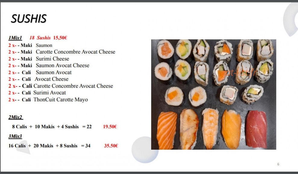 Cook Asiat — carte page 8