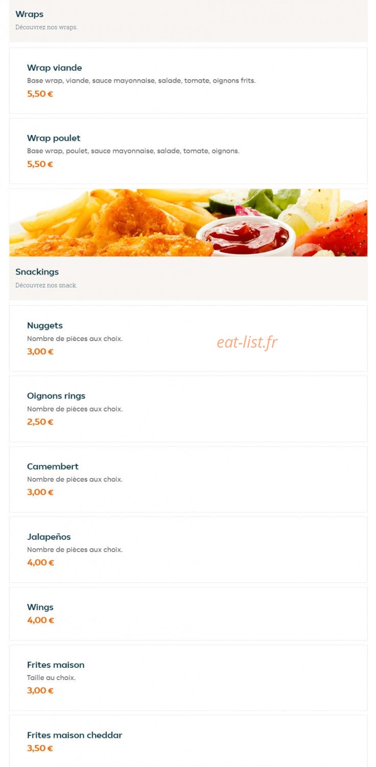 Crush burger — carte page 6