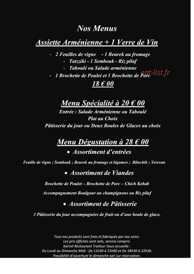 Kariné — carte page 4