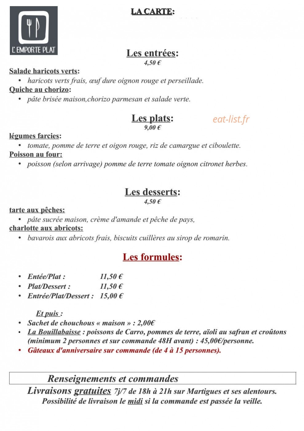 L'emporte plat — carte page 1