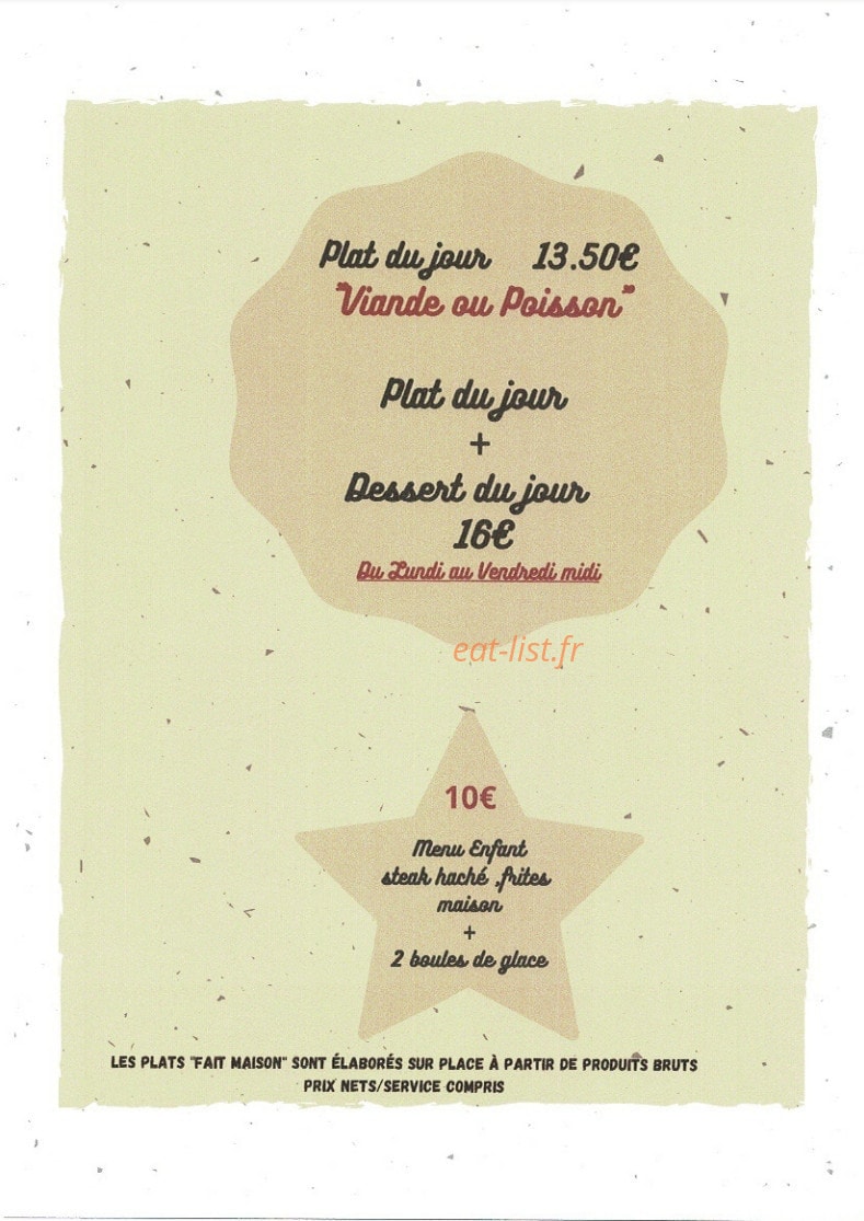La Cocotte de l'île — carte page 2