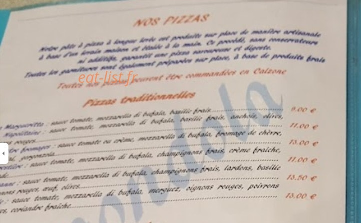 La gondola — carte page 1