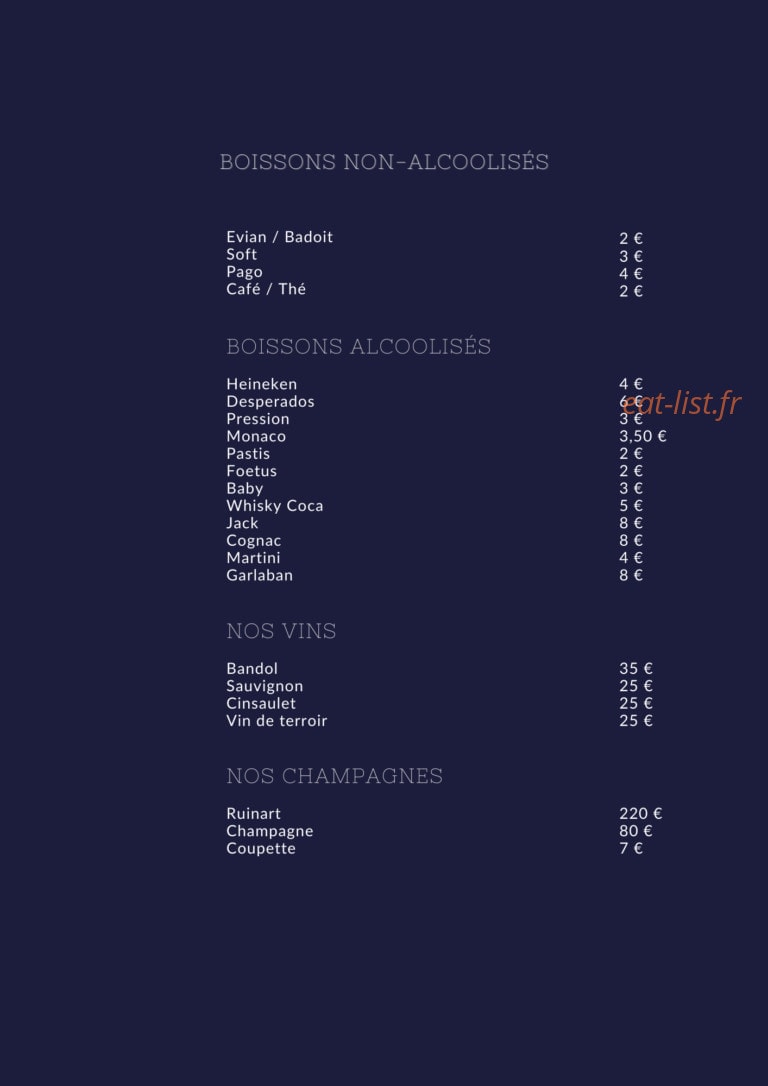 Le club house — carte page 2