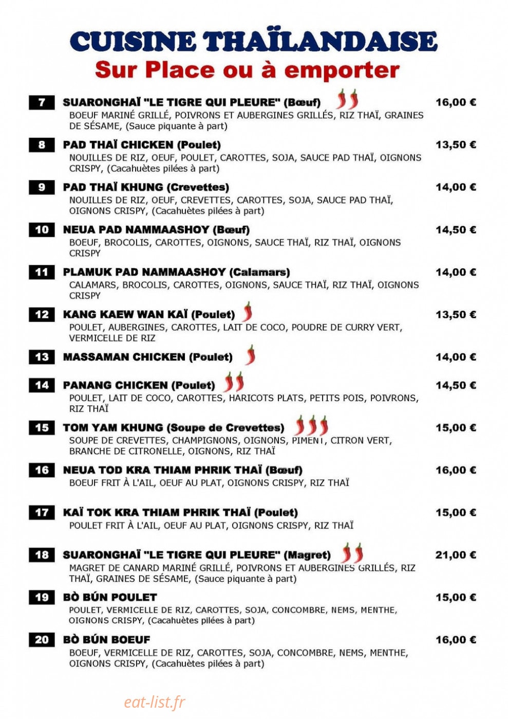 Le Delicious Carro — carte page 2