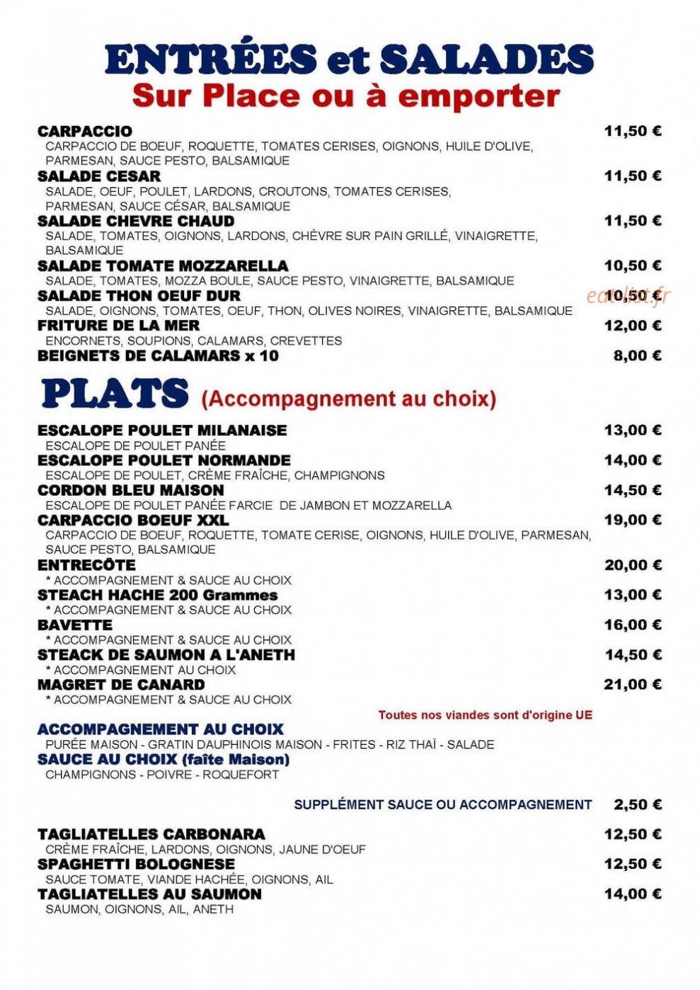 Le Delicious Carro — carte page 3