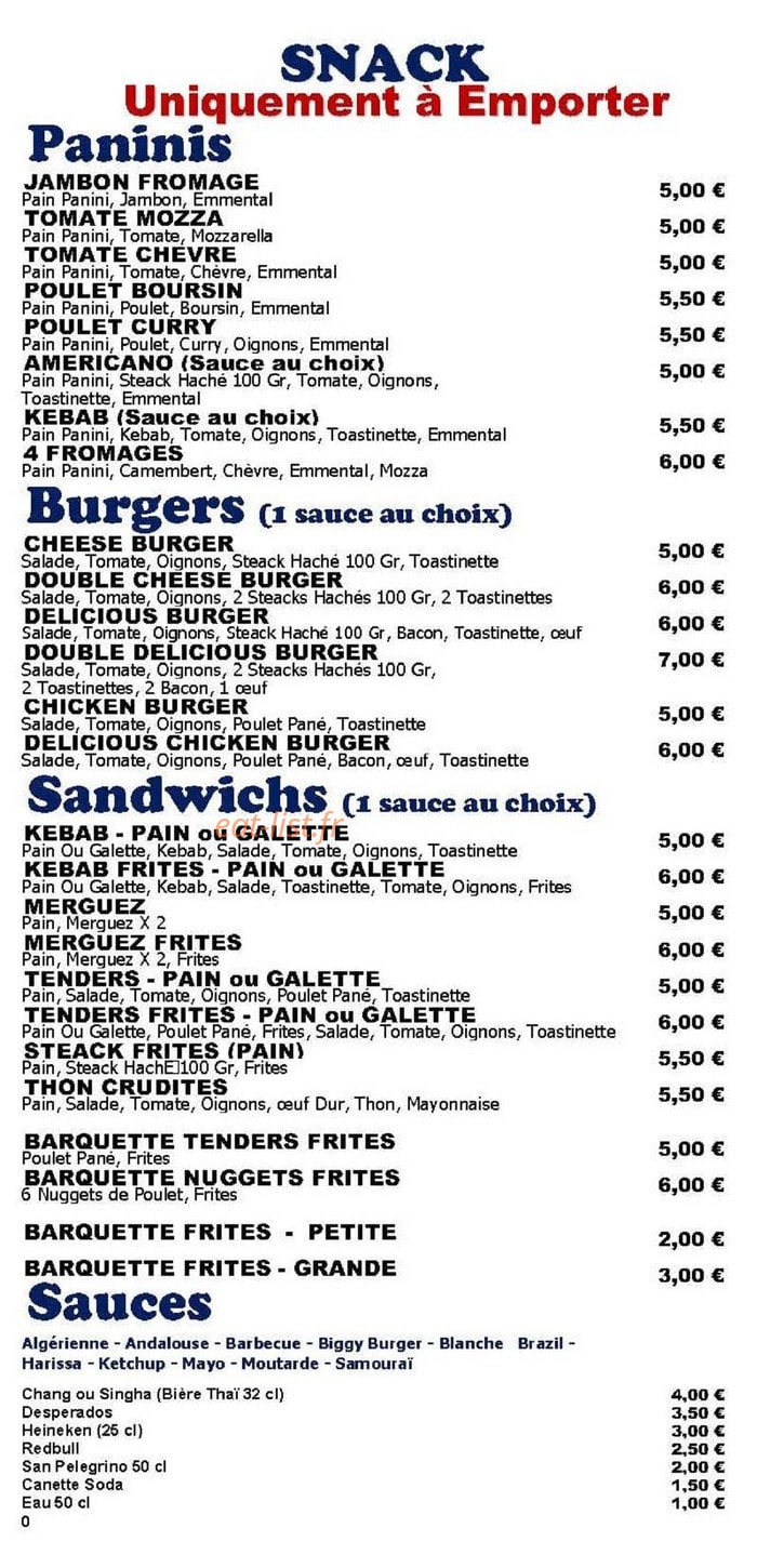 Le Delicious Carro — carte page 8