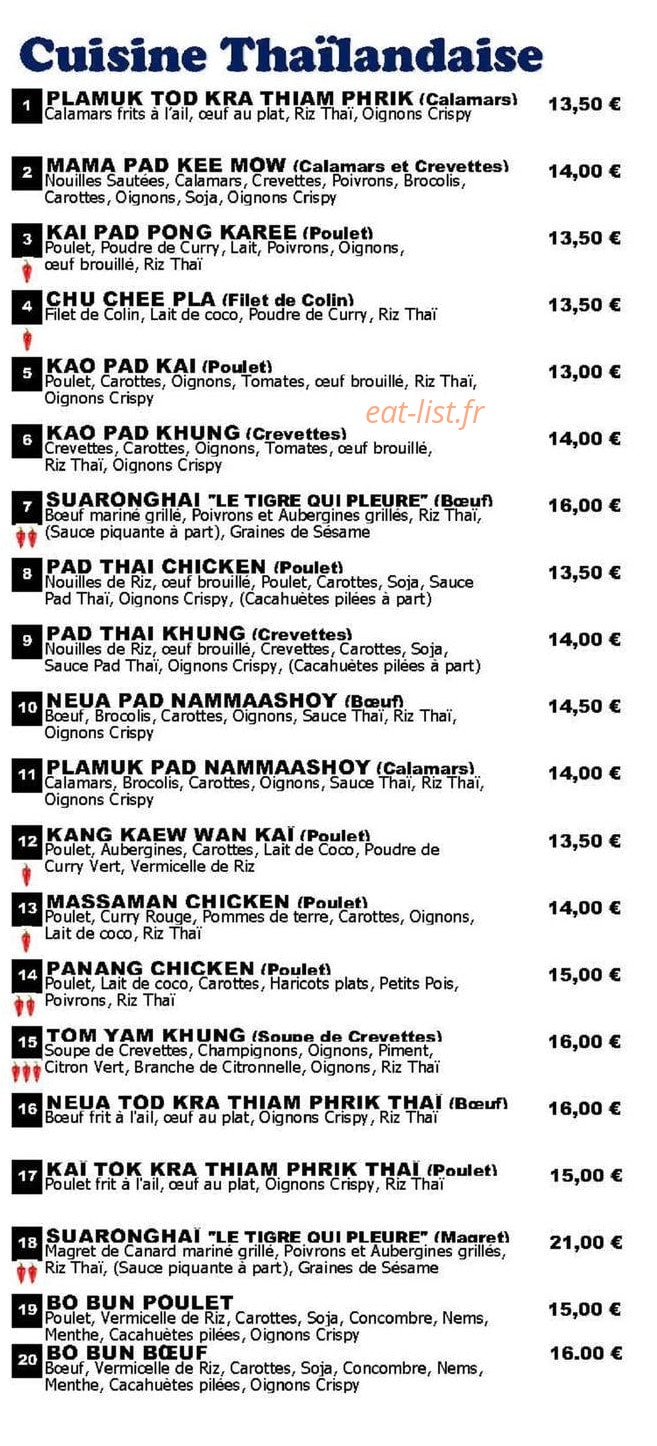 Le Delicious Carro — carte page 10