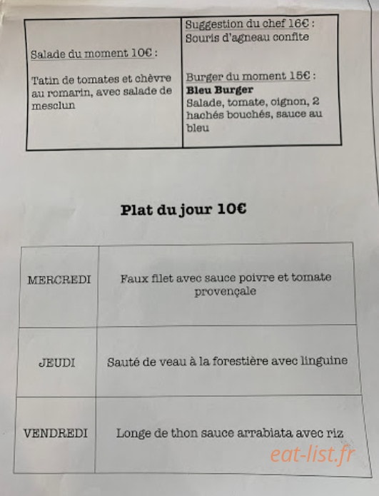 Le Diplomate — carte page 1