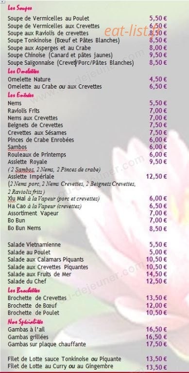 Le Lotus d'Or — carte page 2