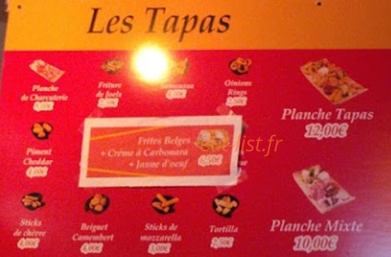 Le Red Bear — carte page 1