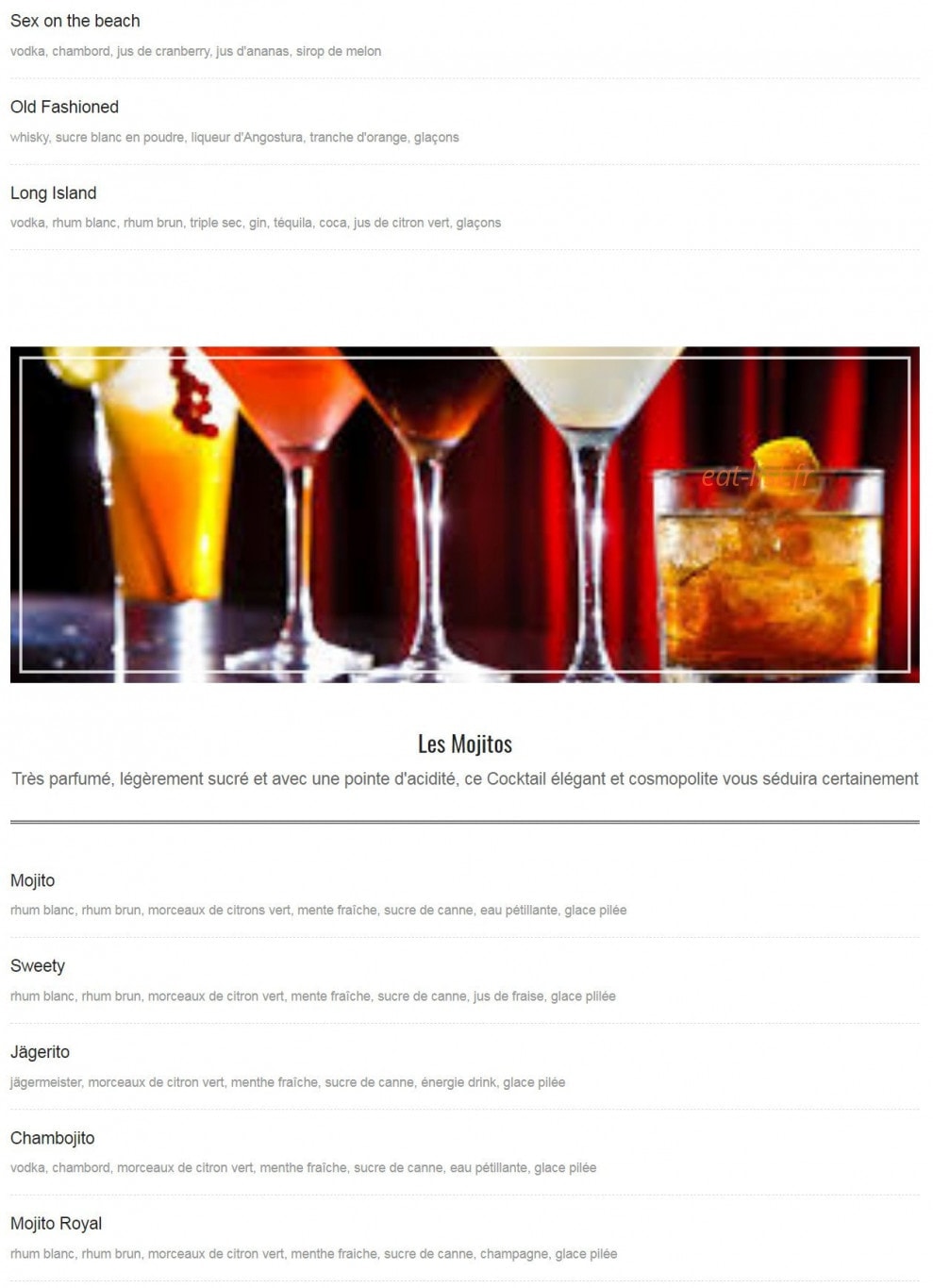 Le Tandem — carte page 16
