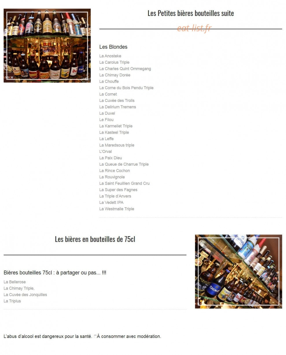 Le Tandem — carte page 8