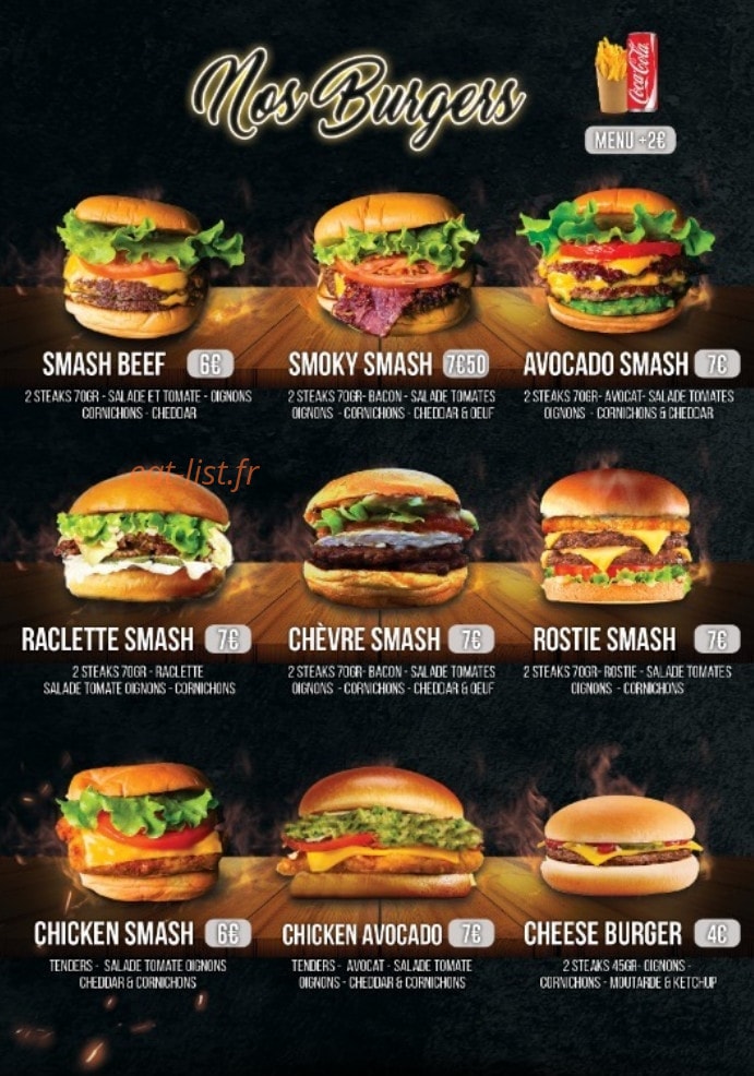 Le tasty — carte page 2