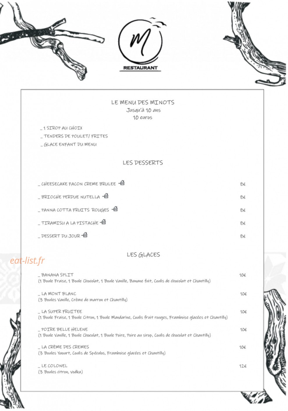 Les Mouettes — carte page 3