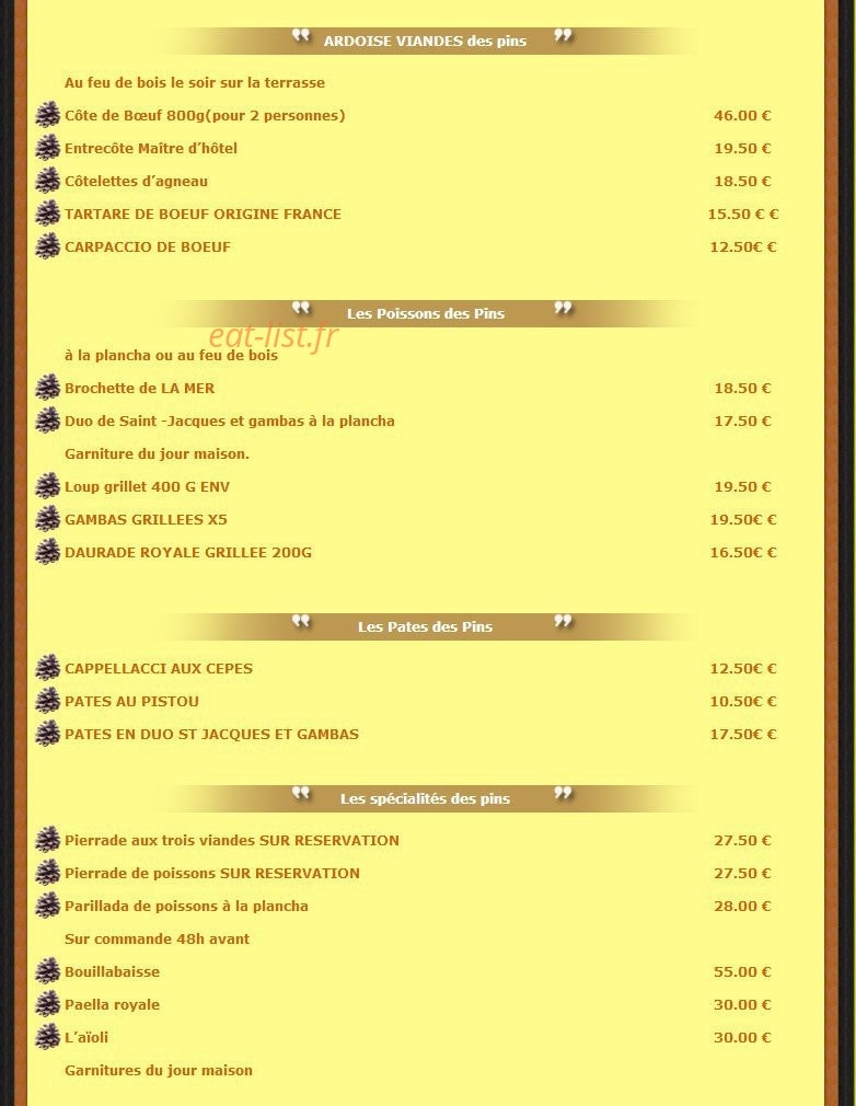 Les Pins — carte page 3
