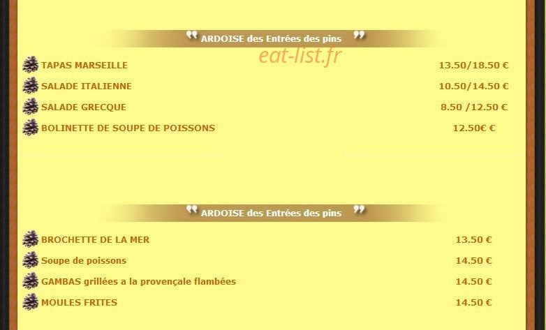 Les Pins — carte page 2