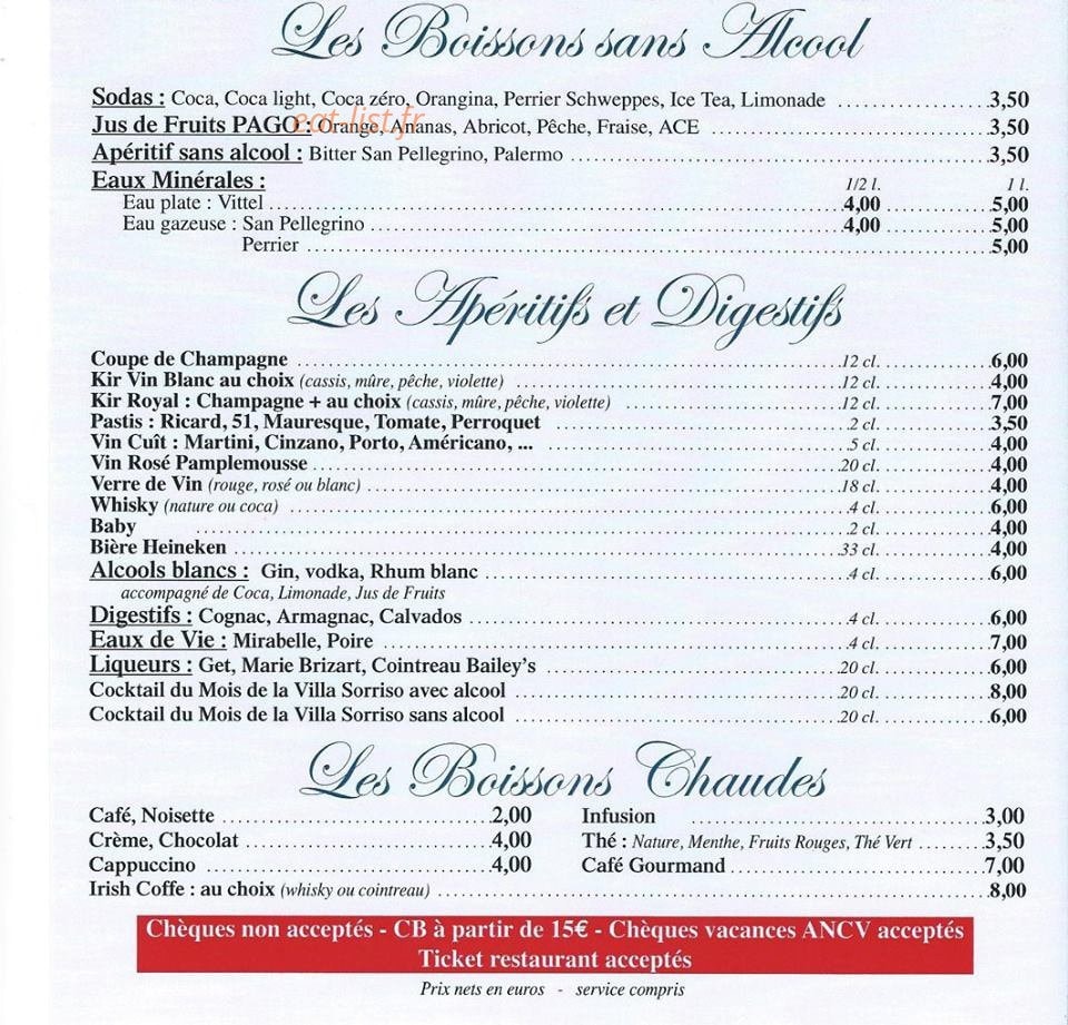 Villa sorriso — carte page 7