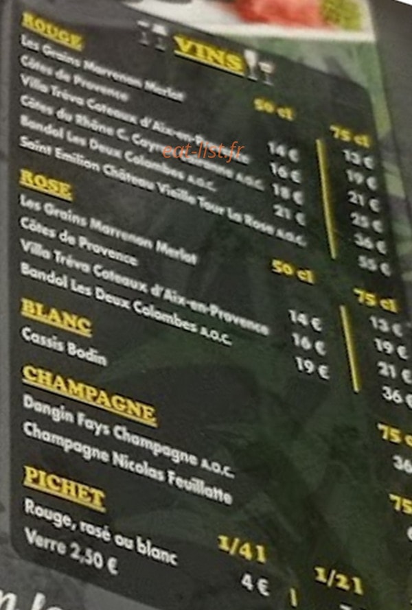 Be Wok — carte page 4