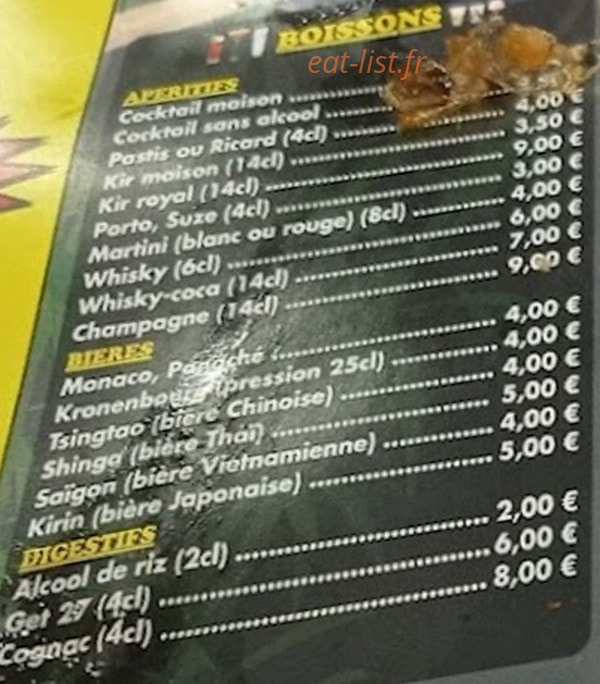 Be Wok — carte page 2