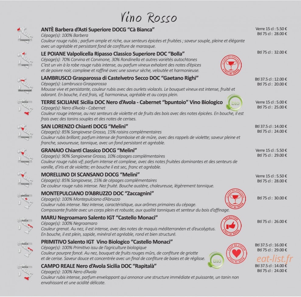Le Milazzo — carte page 3