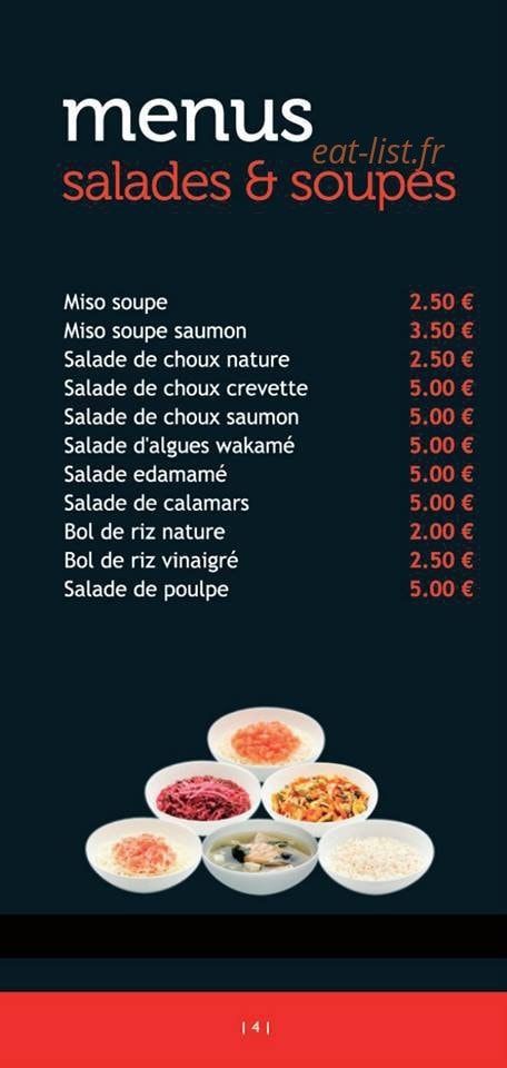 Sushi Fish — carte page 2