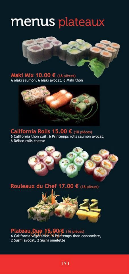 Sushi Fish — carte page 7